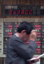 Nikkei hits new 19-yr low amid concern over economy